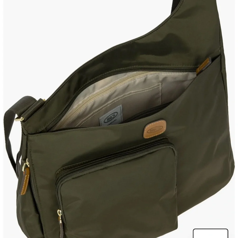 Bric's Olive Shoulder Bag (b0075) - Picture 5 of 15